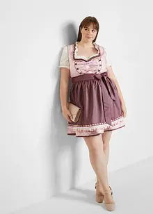 Dirndl se zástěrou, délka nad kolena (2dílná soupr.), bonprix