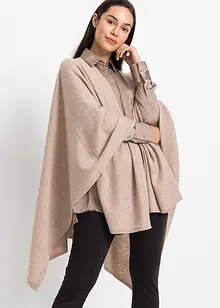 Vlněné pončo s podílem Good Cashmere Standard®, bonprix