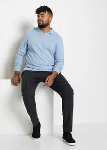 Kalhoty ve vlněném vzhledu, s pohodlnou pasovkou, Regular Fit, bonprix