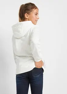 Mikina s kapucí z čisté bavlny, bonprix