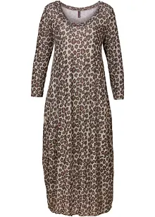 Úpletové midi šaty, bonprix