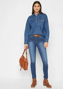 Skinny džíny Mid Waist, streč, bonprix