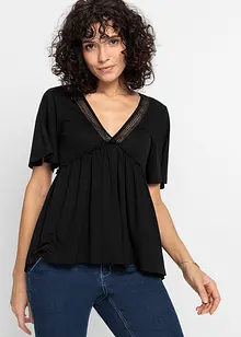 Boho triko s krajkou, BODYFLIRT