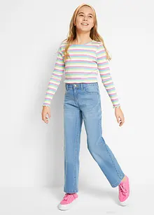 Džíny Wide Leg, Mid Waist, bonprix