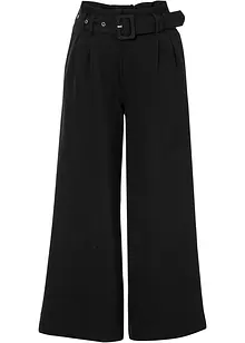 Kalhoty Culotte s páskem, bonprix