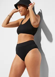 Žebrované bikiny s podprsenkovým topem (2dílná souprava), bonprix