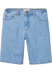 Džínové bermudy s elastickým pasem po stranách, Classic Fit, bonprix