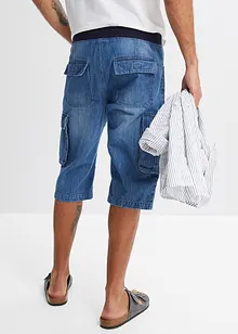 Dlouhé džínové bermudy, Relaxed Fit, bonprix