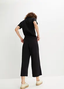 Kalhoty Culotte z bavlněného mušelínu, bonprix