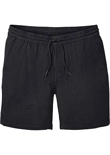 Mušelínové šortky z čisté bavlny, Regular Fit, bonprix