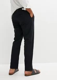 Chino kalhoty Regular Fit s podílem lnu, Straight, bonprix