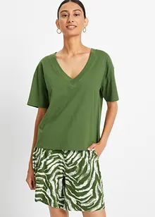 Oversize tričko z čisté organické bavlny, bonprix