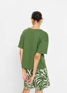 Oversize tričko z čisté organické bavlny, bonprix