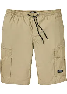 Cargo bermudy bez zapínání, pohodlný střih, Regular Fit, bonprix