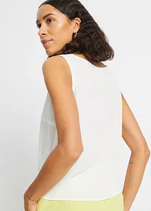 Halenkový top z materiálu se zmačkanou strukturou, bonprix