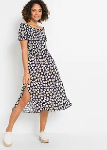 Midi šaty z čisté viskózy, bonprix