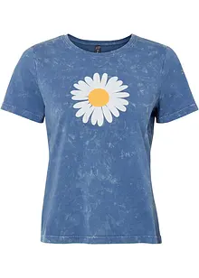 Tričko Acid wash, s potiskem, bonprix