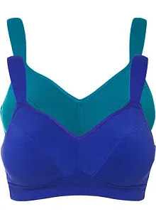 Podprsenka bez kostic, s organickou bavlnou (2 ks v balení), bonprix