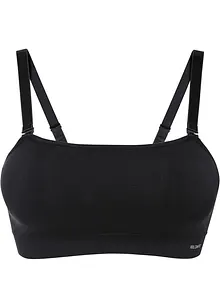 Bandážová vatovaná podprsenka Seamless Feel Comfort s odnímatelnými ramínky, bonprix