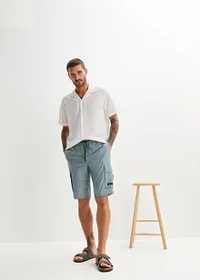 Cargo bermudy bez zapínání, pohodlný střih, Regular Fit, bonprix