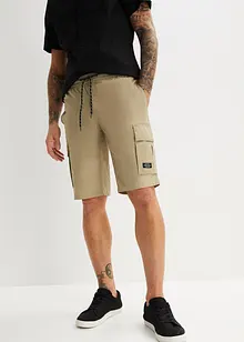 Cargo bermudy bez zapínání, Regular Fit, bonprix