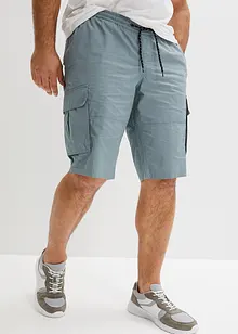 Cargo bermudy bez zapínání, pohodlný střih, Regular Fit, bonprix