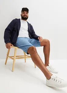 Džínové bermudy s elastickým pasem po stranách, Classic Fit, bonprix