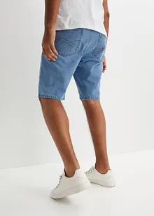 Džínové bermudy s elastickým pasem po stranách, Classic Fit, bonprix
