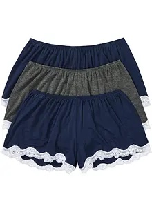 Volné boxerky z viskózy (3 ks v balení), bonprix