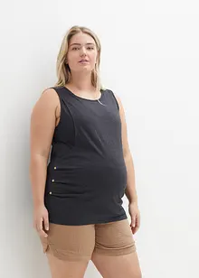 Těhotenský/kojicí top s knoflíky, bonprix
