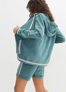 Mikina na zapínání s kapucí, z čisté organické bavlny, bonprix