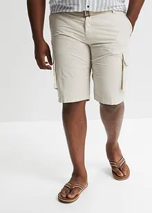 Cargo bermudy s páskem, Regular Fit, bonprix