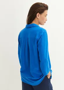 Lněná halenka, 3/4 rukáv, bonprix