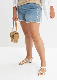 Džínové šortky Mid Waist, bonprix