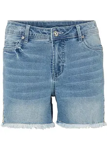 Džínové šortky Mid Waist, bonprix