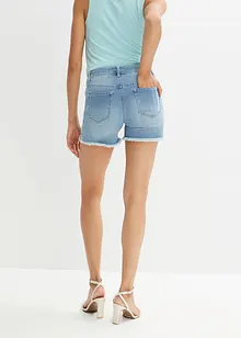 Džínové šortky Mid Waist, bonprix