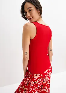 Žebrovaný top z čisté organické bavlny (2 ks v balení), bonprix