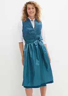 Dirndl a zástěra (2dílná souprava) v midi délce, bonprix