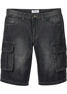 Dlouhé džínové cargo bermudy, Relaxed Fit, bonprix