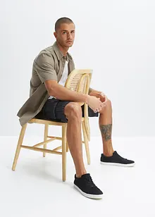 Dlouhé džínové cargo bermudy, Relaxed Fit, bonprix
