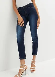 Cropped džíny Slim Fit Mid Waist, bonprix