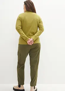 Tričko s dlouhým rukávem, s čistou organickou bavlnou, bonprix