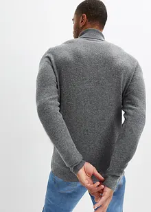 Vlněný svetr s podílem Good Cashmere Standard® a rolákovým límcem, bonprix