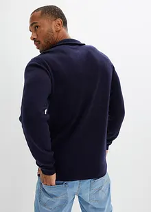 Vlněný svetr s podílem Good Cashmere Standard®, límeček na zip, bonprix