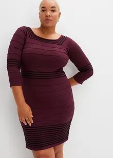 Pletené šaty ze splývavé viskózové směsi, bonprix