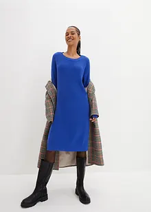 Oversized pletené šaty z žebrového materiálu, bonprix