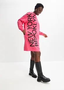 Oversize mikinové šaty z měkké bavlněné směsi, bonprix