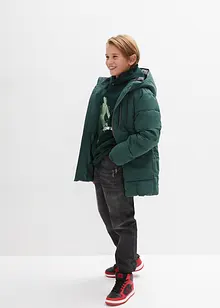 Mikina s kapucí, z měkké bavlněné směsi, bonprix