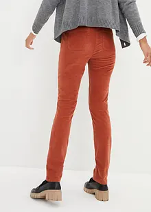 Strečové kalhoty z manšestru Slim Fit, bonprix