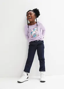 Termo kalhoty s žerzejovou podšívkou, Mid Waist, bonprix